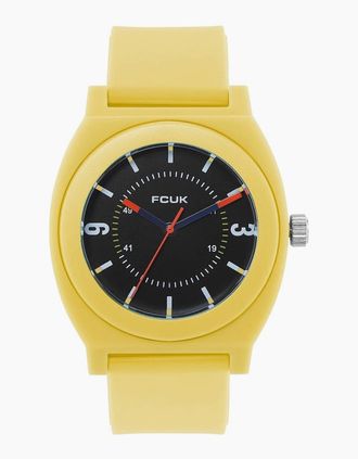 French Connection Mens Analog Black Dial Unisex Watch - Size: ONE size