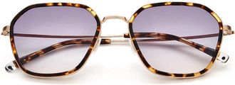 Paradigm 19-37 Gold Mens Sunglasses Tortoiseshell Size 54