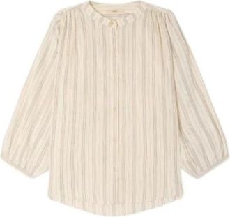 Sessun A View Blouse - Dames - Blouses - Beige - XS - Katoen - Overhemden