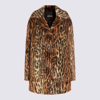 Roberto Cavalli Coats Light And Natural