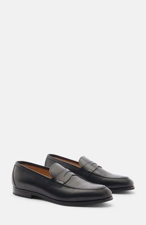 Scarosso Renato Loafers in Black - Calf at Nordstrom, Size 42.5