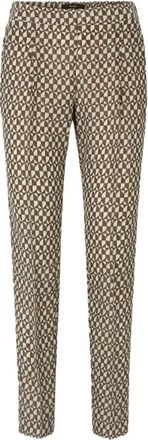 Windsor Slim-fit Broeken - Dames - Slim Fit Broeken - Groen - L - Broeken