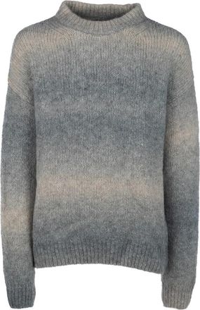 GANT Rondgebreide trui - Heren - Ronde hals truien - Grijs - S - Truien & Vesten
