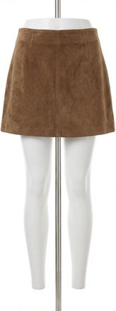Z Supply Ciera Suede Mini Skirt In Coconut