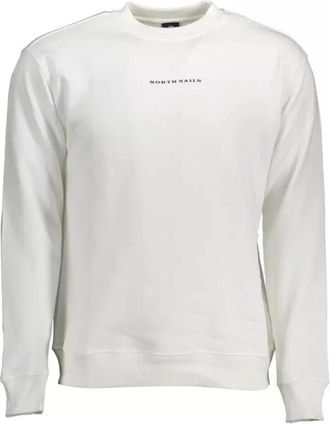North Sails Elegante witte katoenen trui mannen - Heren - Sweatshirts - Wit - XL - Katoen - Hoodies & sweatvesten
