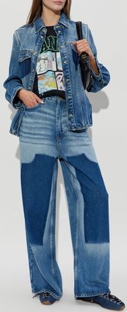 Ganni T-shirt With Logo, Womens, Black