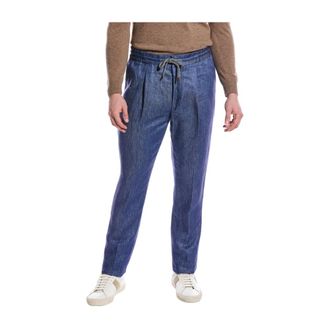 Brunello Cucinelli Heren, Broeken, Blauw, Maat: 6XL