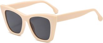 Generic Mens Outdoor Womens Beach Sunglasses(Beige)
