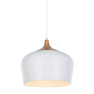 Netlighting Modern Hanging Pendant White 1 Light E27