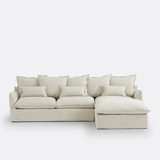 La Redoute Interieurs Hoes in polyester voor hoekbank rechts, Odna
