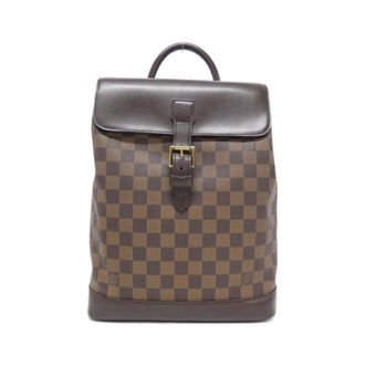 Louis Vuitton Brown Coated Canvas Backpack (Pre-Owned)