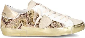 Philippe Model Sneakers Prsx Tennis - Dames - Sneakers - Geel - 39 EU - Katoen - Schoenen