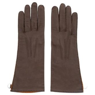 Herm&egrave;s Pre-owned Accessories, female, Brown, Size: ONE SIZE Pre-owned Vintage Gloves