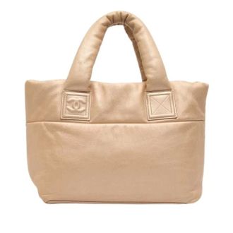 Chanel Pre-owned Tote Bags, female, Beige, Size: ONE SIZE Pre-owned Coco Cocoon Tote