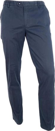 Meyer Mannen broek Oslo -model - Heren - Slim Fit Broeken - Blauw - W31 - Katoen - Broeken