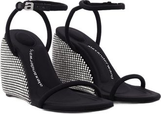 Alexander Wang Womens Dahlia 105 Wedge Sandal Black Others Heels