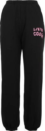 Livincool Moderne Kunstwerk Collectie - Dames - Sweatpants - Zwart - M - Broeken