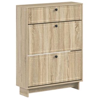 vidaXL Armario Zapatero Ede 78 X 24 X 103 Cm Madera De Ingenier&iacute;a Vidaxl
