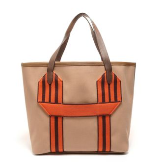 Herm&egrave;s Beige Tote Bag (Pre-Owned)
