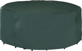 OUTSUNNY PVC Coated Round Furniture Cover- Green | TJ Hughes