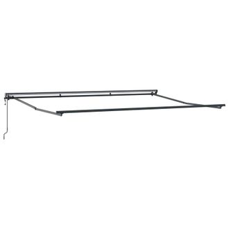 vidaXL Estructura De Toldo Retr&aacute;ctil El&eacute;ctrico Antracita 4 X 2 M Acero Vidaxl