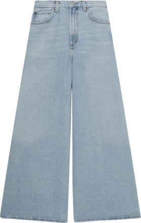 A Gold E Nolan High-Rise Wide-Leg Jeans