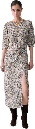 Liu Jo Abito midi con spacco frontale - - Dresses - Donna - Multicolore - L