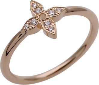 Louis Vuitton Pink Gold Pink Gold (18K) Band Ring (Pre-Owned)