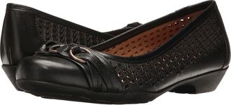 COMFORTIVA Posie Laser Softspots Womens Shoes Black : 7.5 WW (EE), Leather