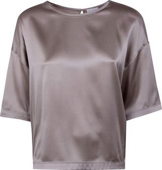 Brunello Cucinelli Short Sleeves Blouse