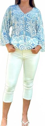 Judy Blue High-Waisted Capri Jeans In White