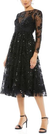 Mac Duggal A-Line Midi Dress