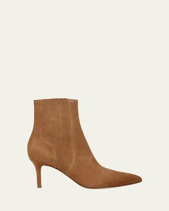 Veronica Beard 70mm Lisa Suede Stiletto Booties