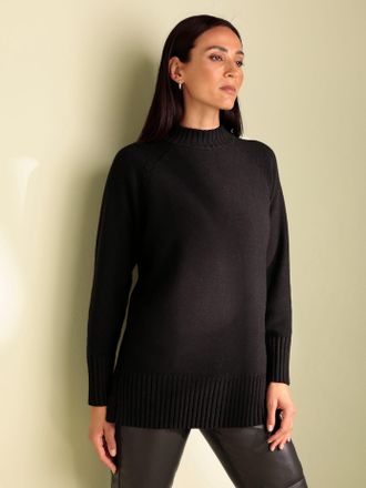 Heine Rollkragenpullover HEINE Rollkragenpullover, Damen, Gr. 34, schwarz, 50% Viskose, 28% Polyester, 22% Polyamid, unifarben, Pullover Rollkragenpullover