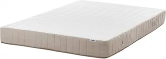 Beliani Beliani - Colch&oacute;n De Muelles Ensacados Con Asas Relleno De L&aacute;tex Firmeza Media Funda Extra&iacute;ble 7 Zonas 140 X 200 Cm Springy