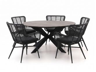 Intenso Furniture Intenso Asti/Fidenza &oslash;149cm dining tuinset 6-delig
