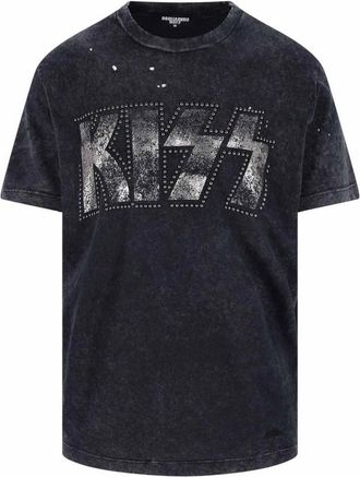 Dsquared2 X Kiss T-Shirt Logo