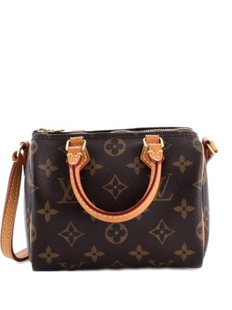 Louis Vuitton Speedy Bandouliere Bag Monogram Canvas Nano crossbody bag - Bruin