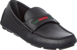 Gucci Gg Logo Leather Loafer