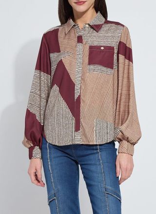Lyss&eacute; Anish Elastic Cuff Shirt Blouse