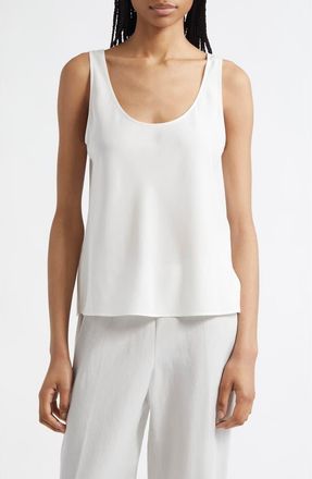Vince Bias Stretch Silk Tank in Off White at Nordstrom Rack, Size Xx-Small