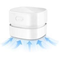 OEM Aspiradora De Escritorio Inal&aacute;mbrica, Mini Aspiradora De Mesa Inal&aacute;mbrica, Recargable Por Usb, Aspiradora De Mano Tipo Barredora, Para Eliminar Migas 