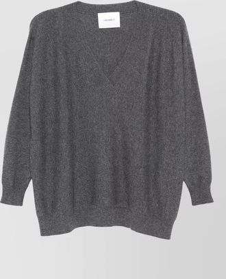 Lisa Yang cashmere ribbed v-neck sweater