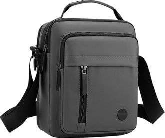 Generic Compatible For Mens Handbag Shoulder Bag(Grey)