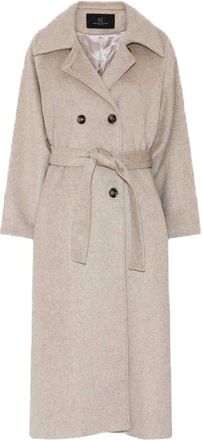 Bruuns Bazaar Belted Coats - Dames - Jas met riem - Beige - S - Jassen