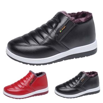 Generic [Tiangong ] Mens High Performance Warm Boots All Weather Comfortable and Winter Work Boots for Women (Black, 4.5)