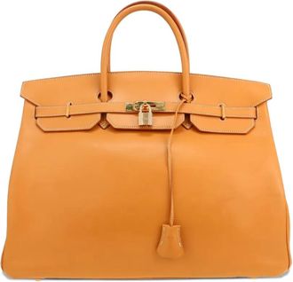 Hermès Borsa tote Birkin 40 - Arancione