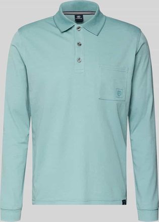 Lerros Poloshirt mit Brusttasche in Tuerkis, Größe XXXL