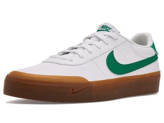 Nike Court Shot Mens Cross Training Shoes White/Malachite/Gum Medium Brown : 10.5 M, Synthetic