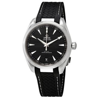 Omega Pre-owned Omega Seamaster Aqua Terra Automatic Black Dial Mens Watch 220.12.41.21.01.001
